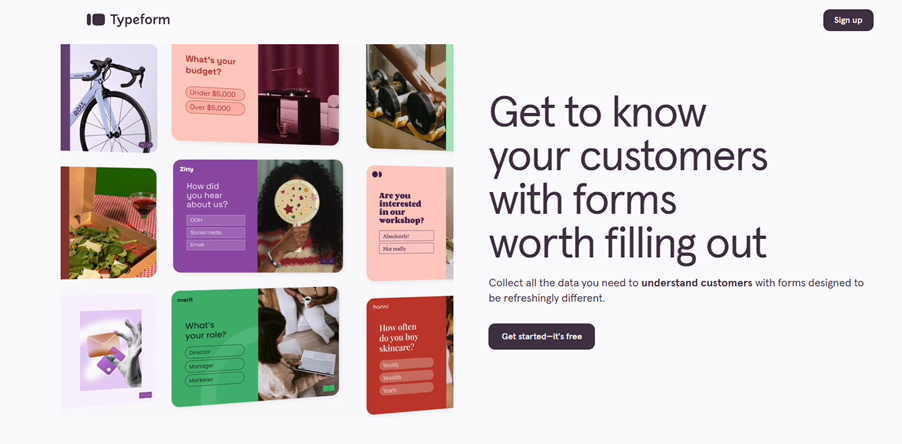 landign page Tyform
