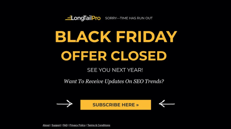 Le migliori Landing Page per il Black Friday