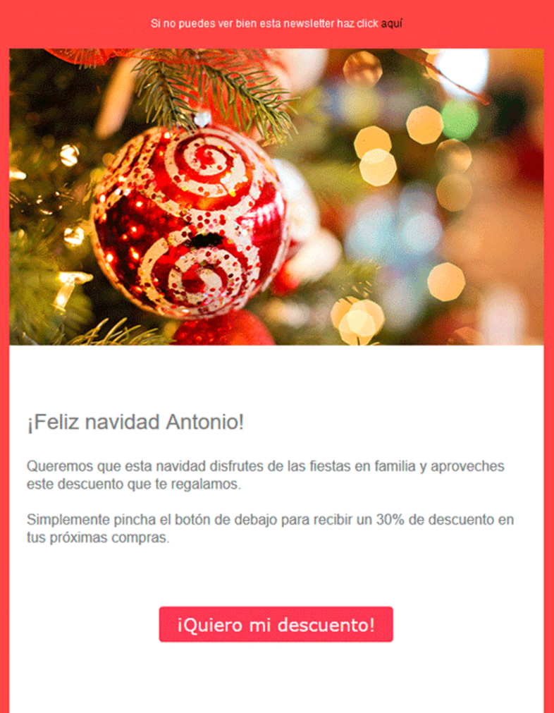 Ejemplos perfectos de Newsletter en Navidad | MDirector Ejemplos perfectos de Newsletter en Navidad | MDirector