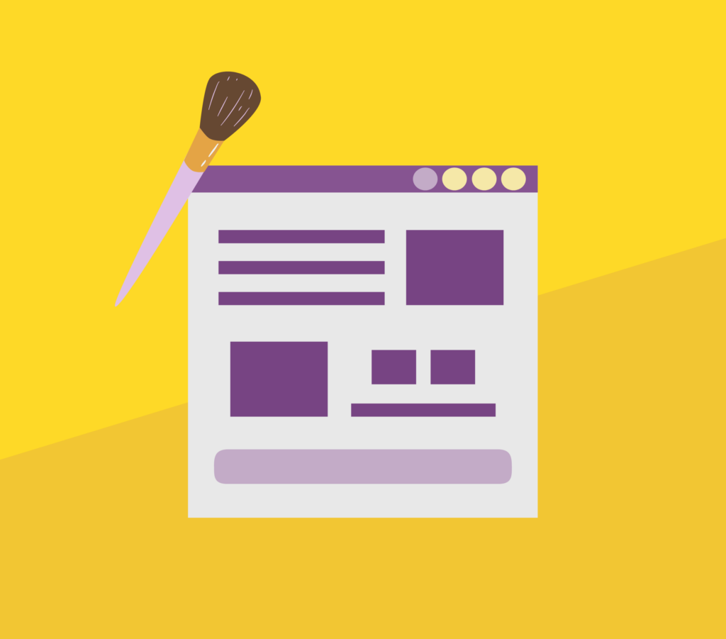 Crea una landing page de estética