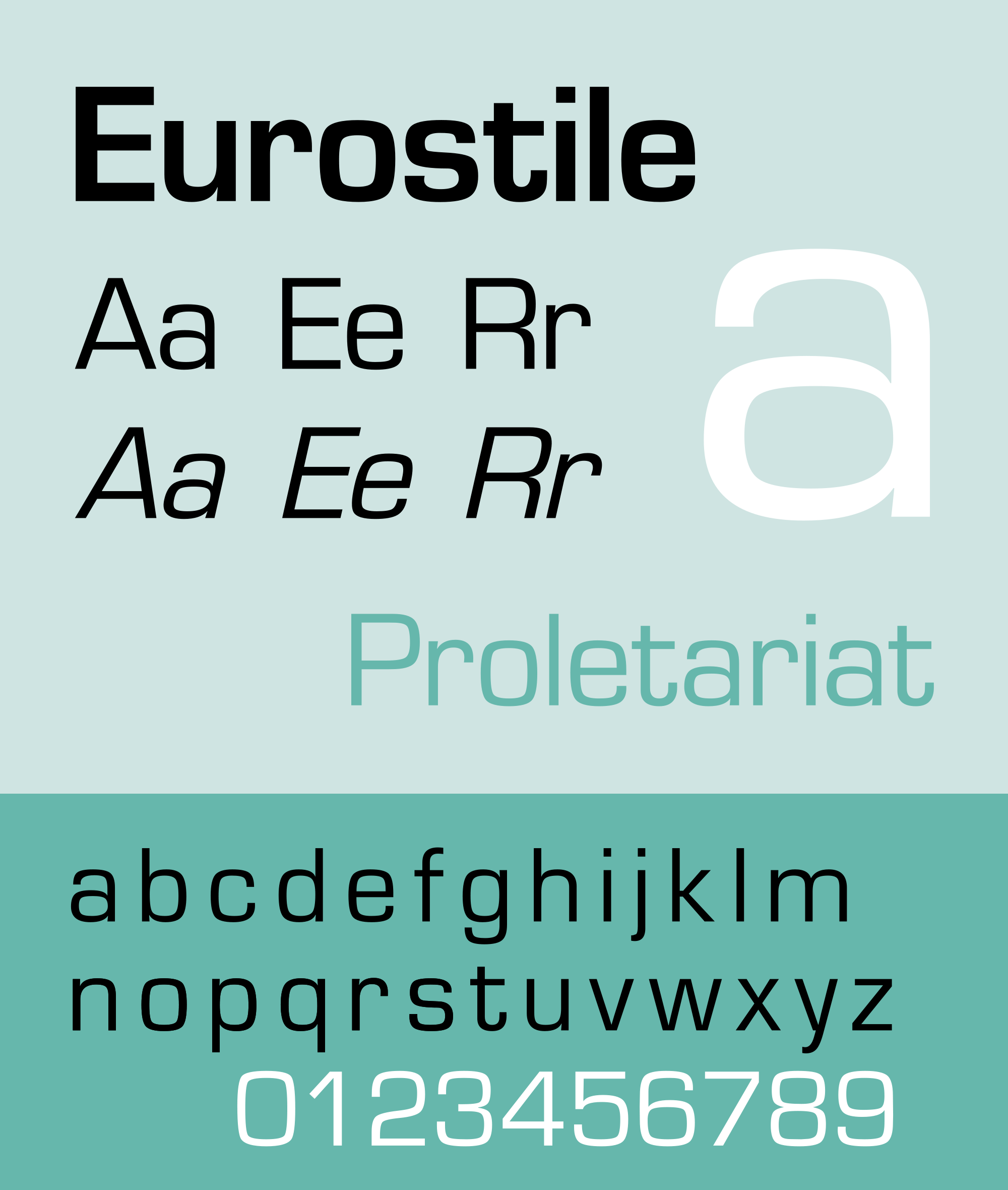Las tipografías más utilizadas en publicidad: Eurostile