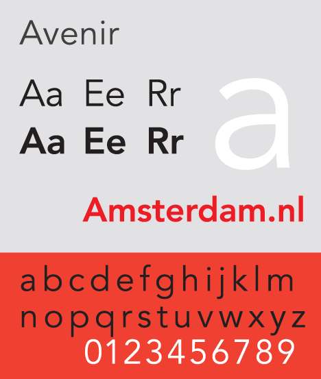 25 most used typefaces in advertising: Avenir