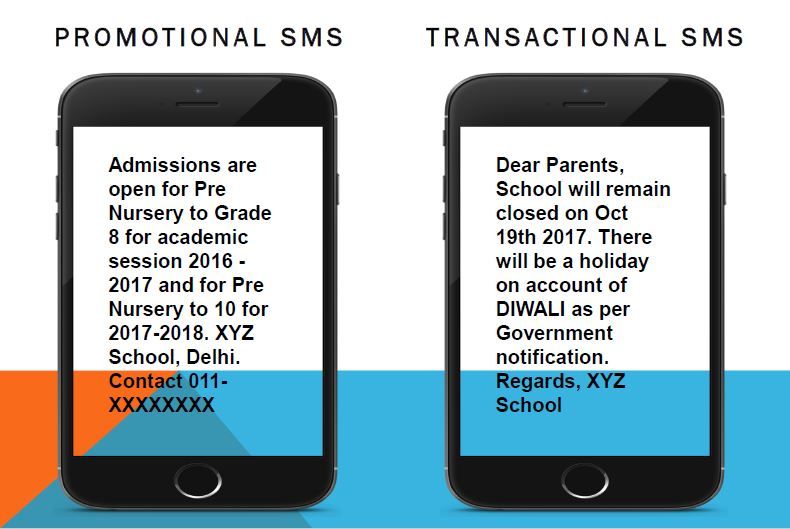 SMS per istituti scolastici esempio