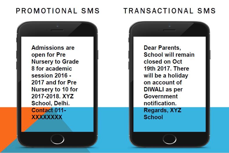 SMS per istituti scolastici esempio