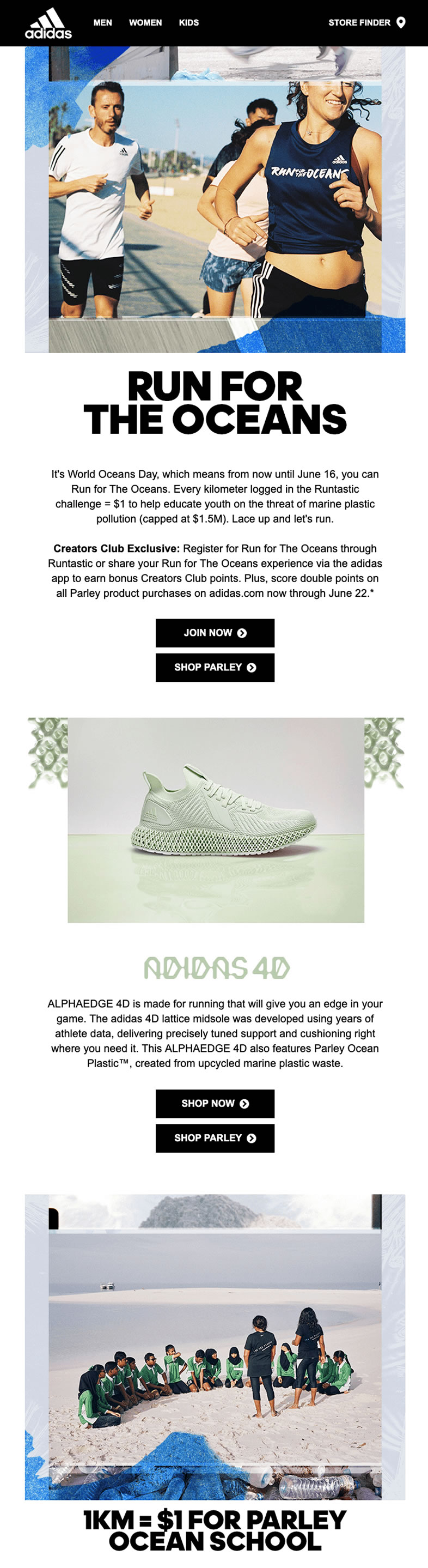 Big data en campañas de email marketing: Adidas