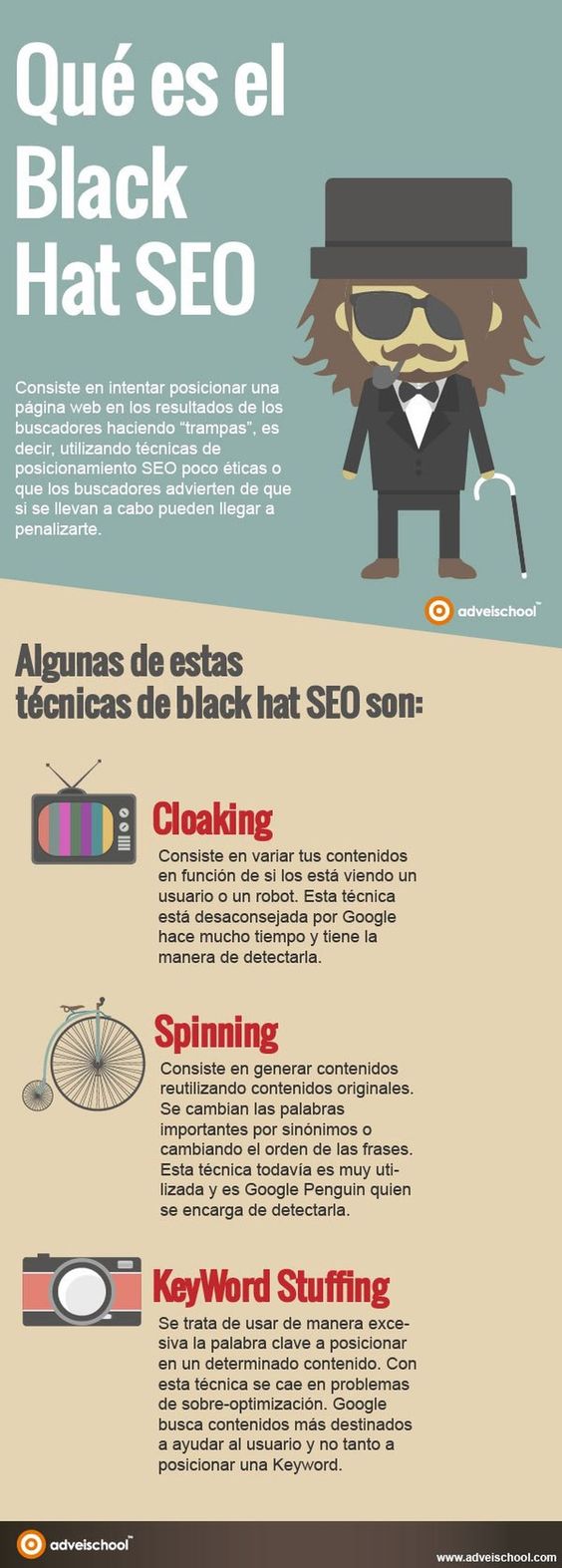 Infografía sobre Black Hat SEO