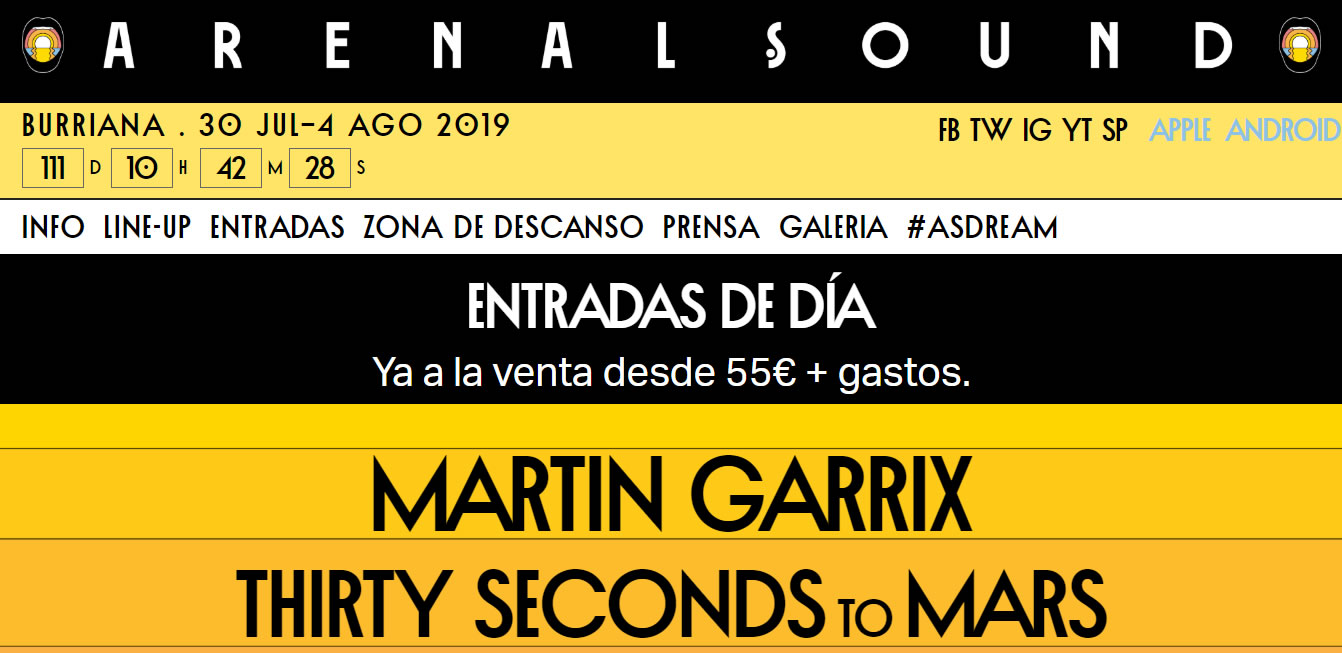 Marketing Automation para festivales de música: Arenal Sound