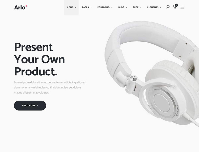 plantillas para landing pages: Arlo