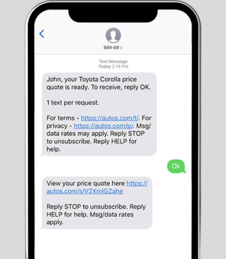 Fornisci un servizio clienti via SMS