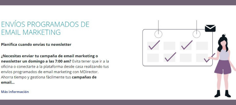 Plataforma de email marketing: Automatización de los envíos