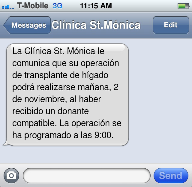 sms marketing para clínicas : aviso