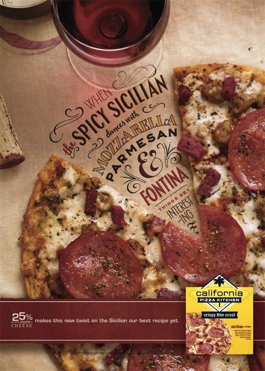  design a good display campaign banner: California Pizza