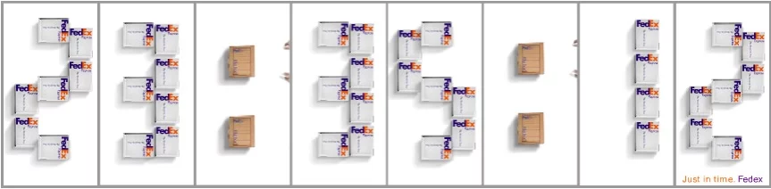 ejemplos de banners creativos: Fedex