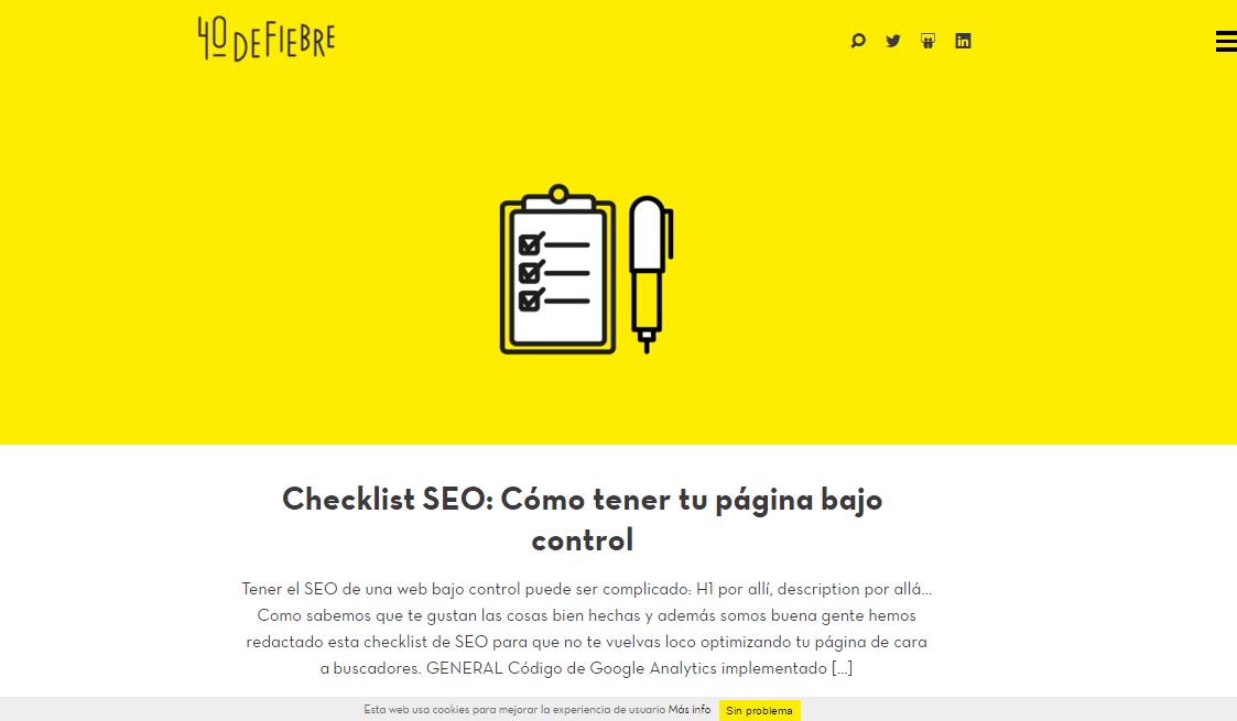 blogs de marketing digital : 40 de fiebre