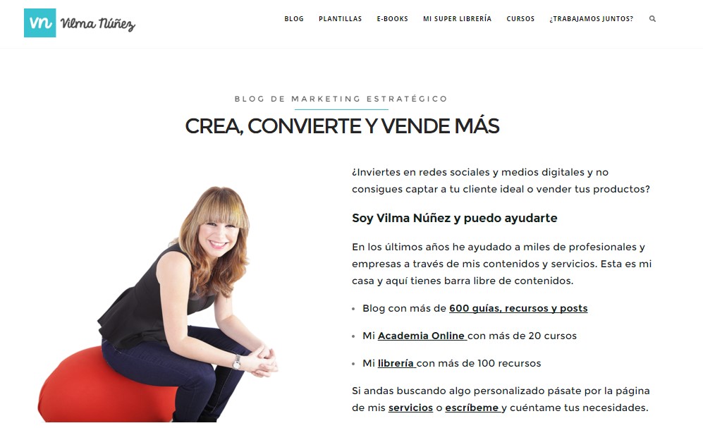 blogs de marketing digital : Vilma Núñez