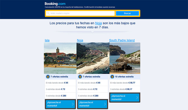 Email upselling Booking