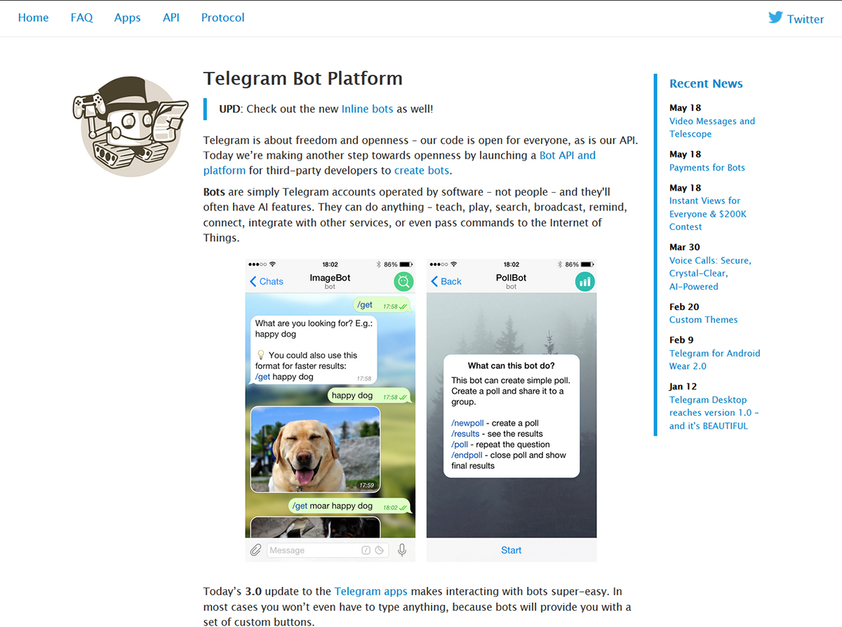 chatbots para Telegram