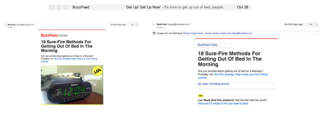 email marketing casos de éxito: Buzzfeed