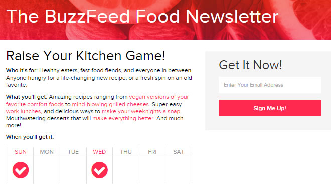 Campagnes d’Email Marketing à succès: BuzzFeed