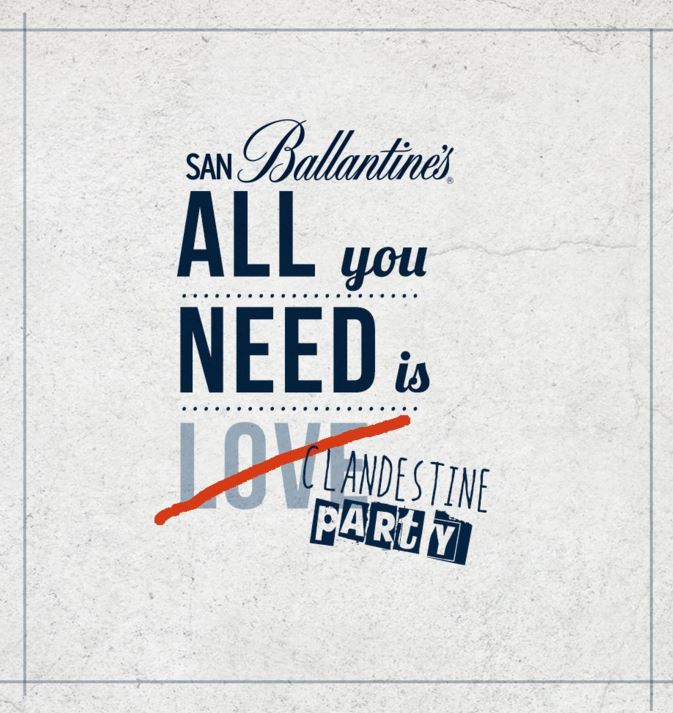campañas de San Valentín : Ballantine's