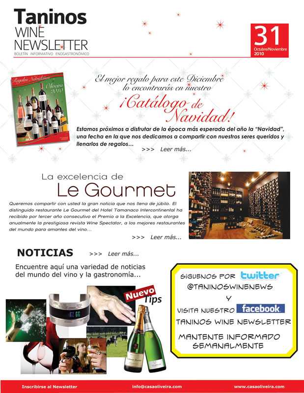 Newsletters para vender más en otoño: Catalogo previo a Navidad