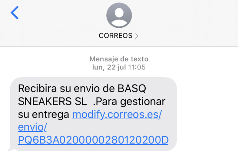 sms Correos