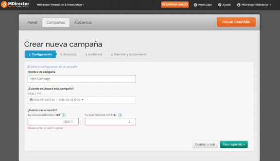 crear campaña de display retargeting