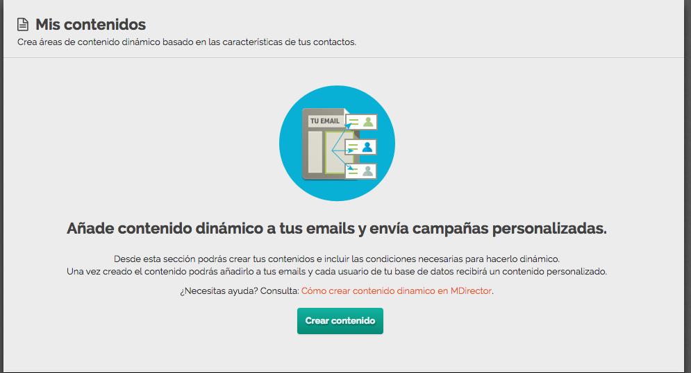 crear emails con contenido dinámico