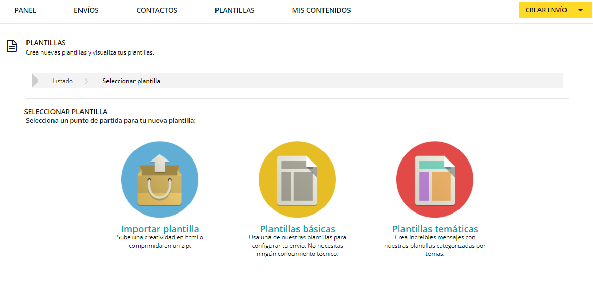 crear plantillas de email personalizadas