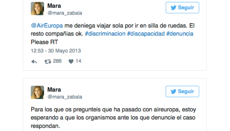 Crisis de reputación de AirEuropa