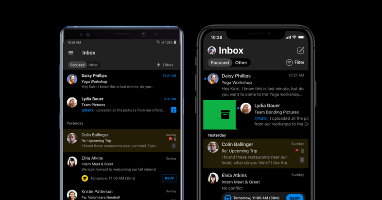 Diseños de email en Dark Mode