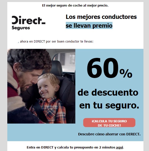 obiettivi con il marketing e-mail direct seguros