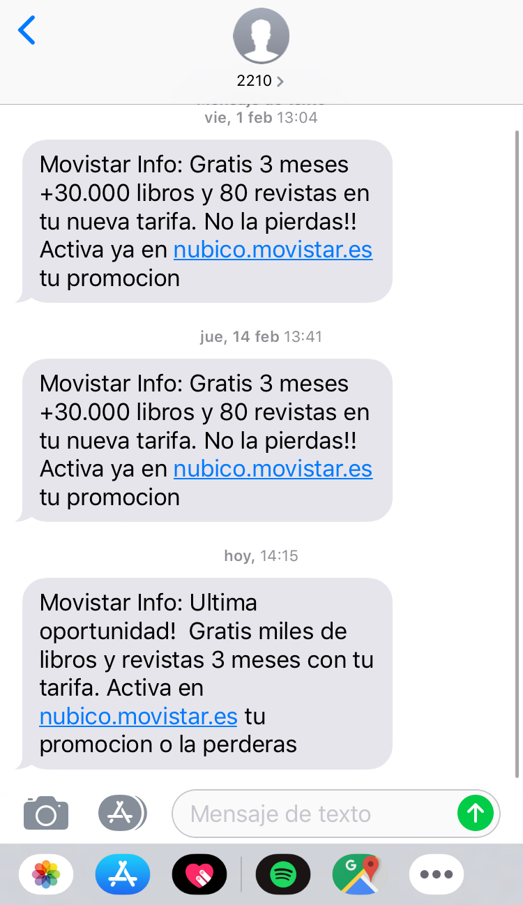SMS Marketing intrusivo