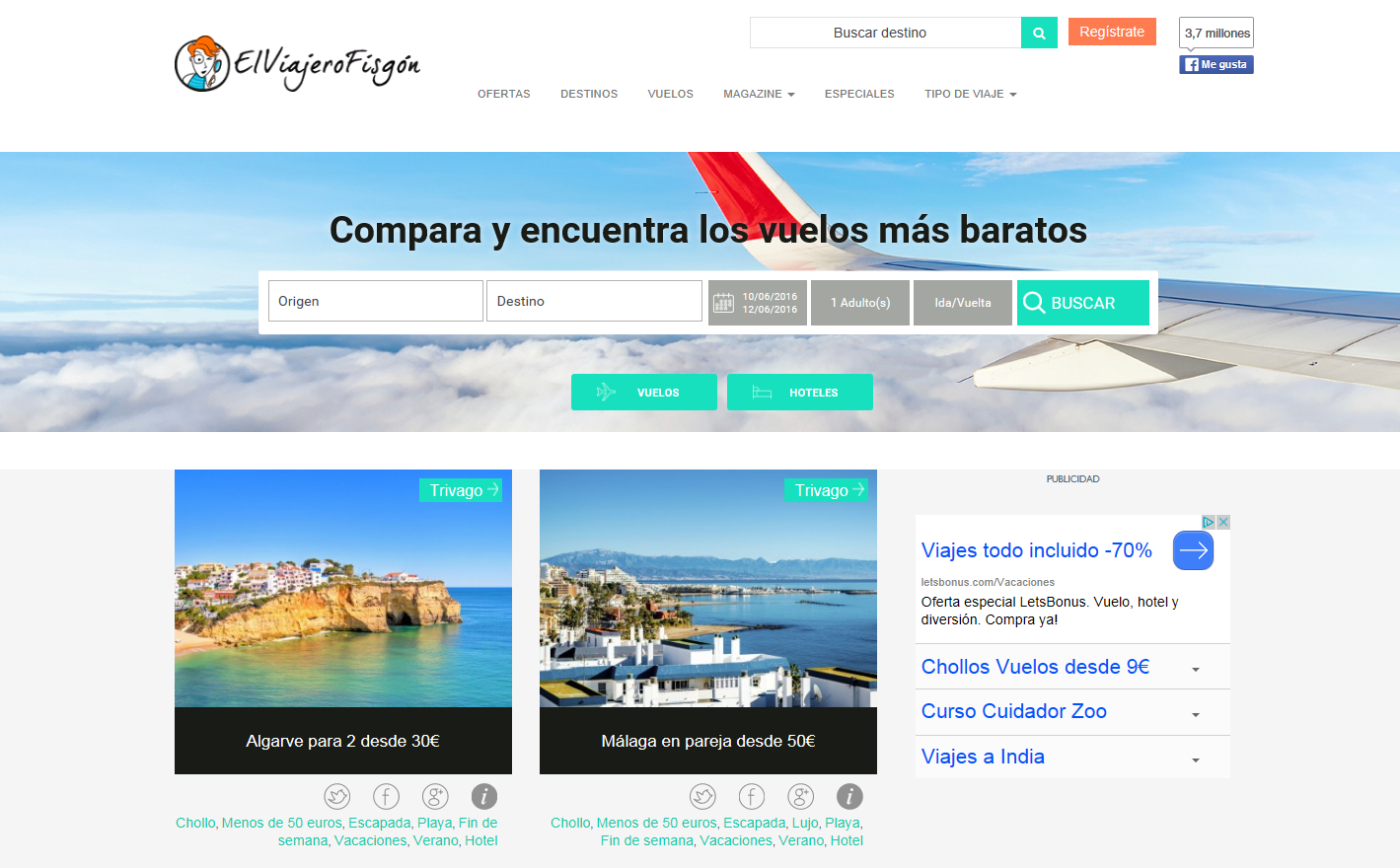 capacidad de Decrépito Las 21 mejores webs de viajes para organizar tus vacaciones | MDirector