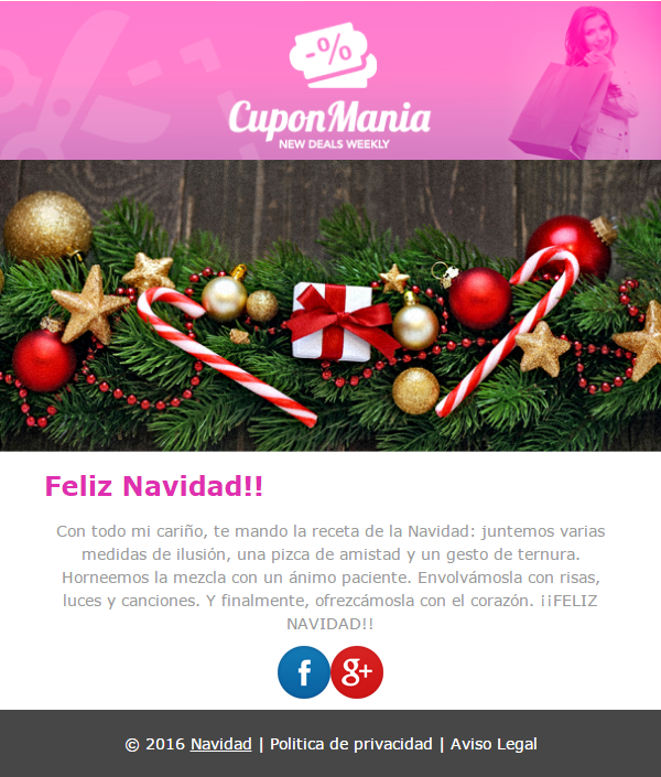 plantillas para emails de felicitación