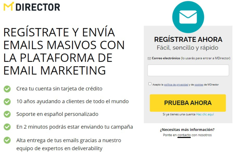 Crear plantillas de email con MDirector