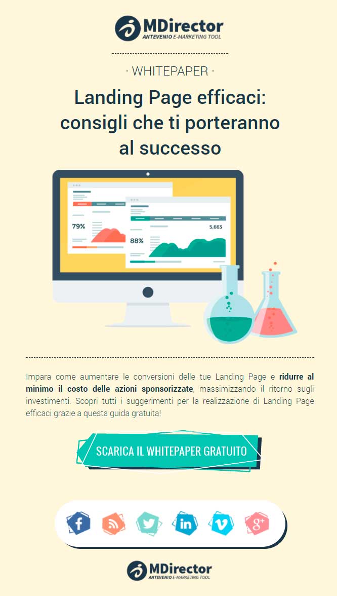 Emailing per promuovere un lancio