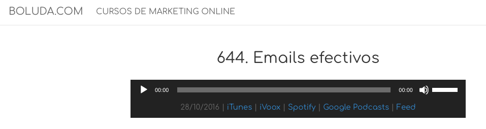 podcast sobre email marketing: Joan Boluda