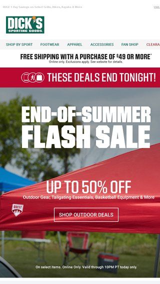 summer flash sale