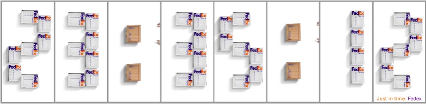 Examples of creative banners: Fedex