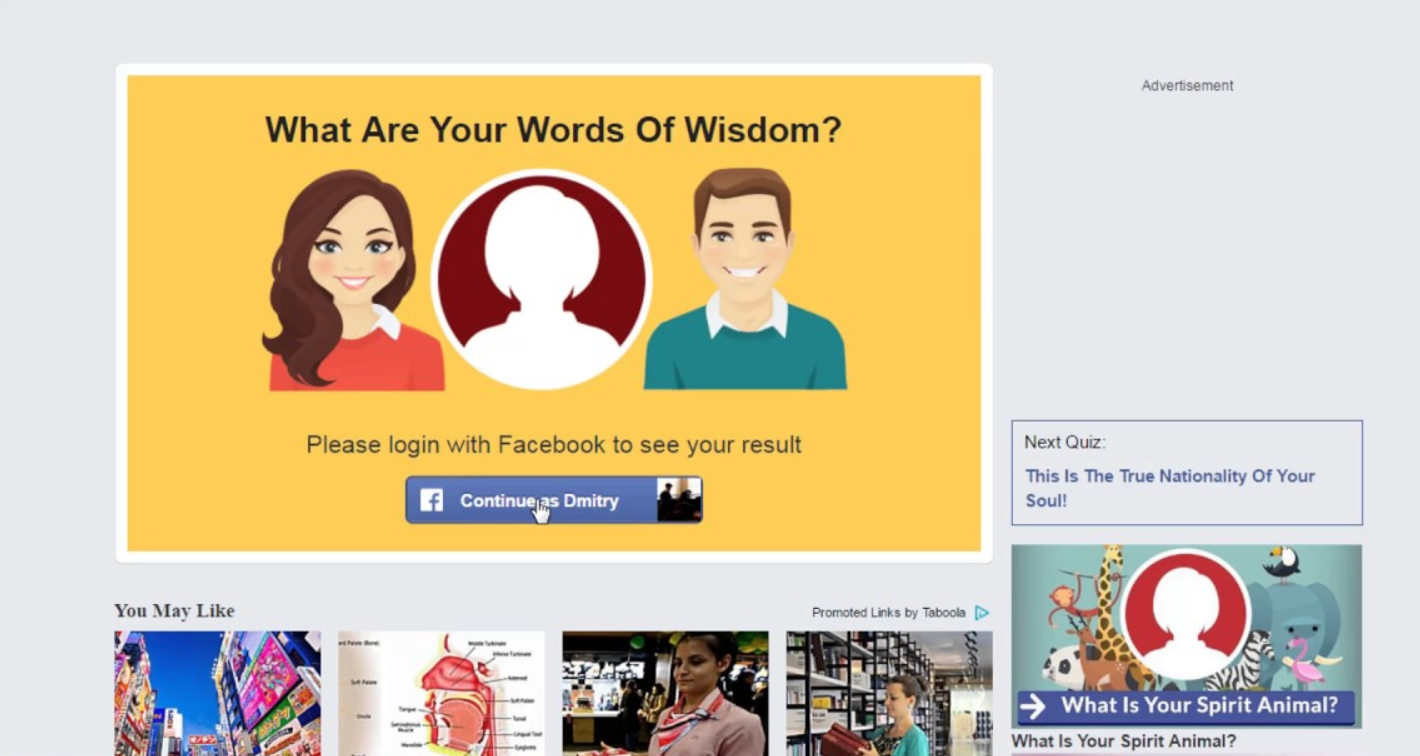 Test de personalidad: juegos de Facebook