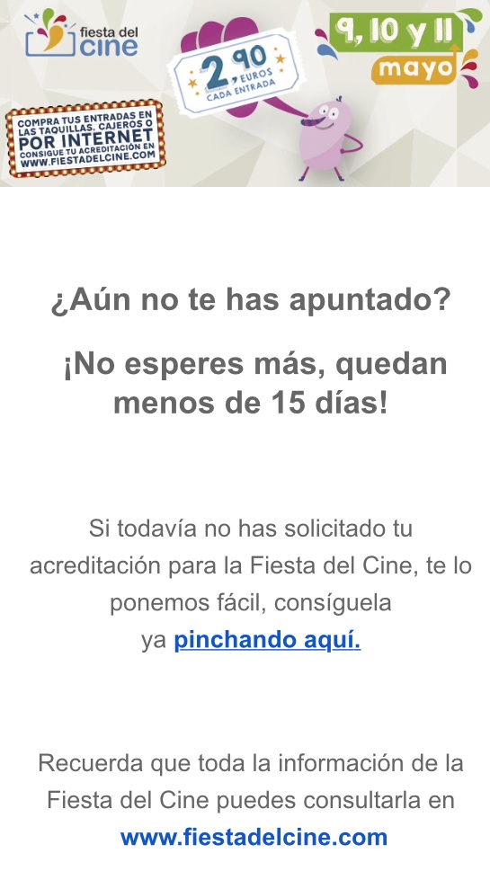 fiesta del cine