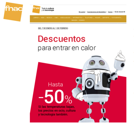 Recomendaciones y buenas prácticas de email y SMS : FNAC