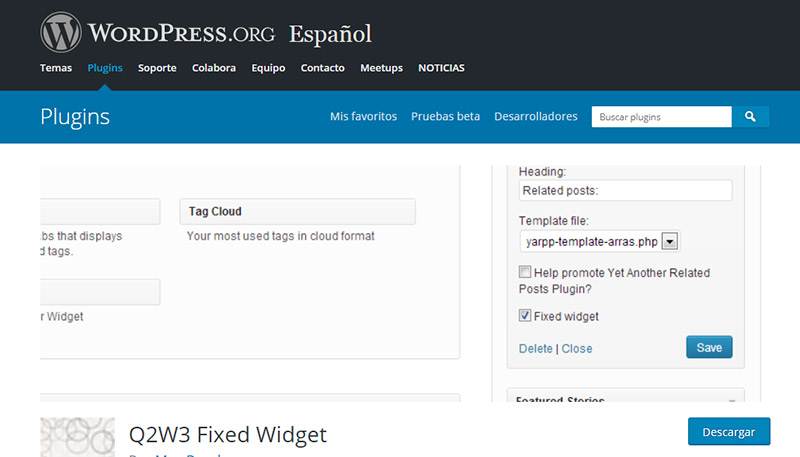 herramientas complementarias para email marketing: Fixed Widget
