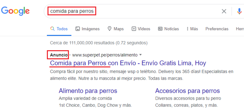 Anuncios de Google Ads