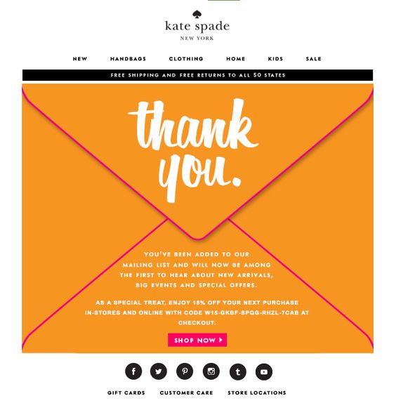 template di email