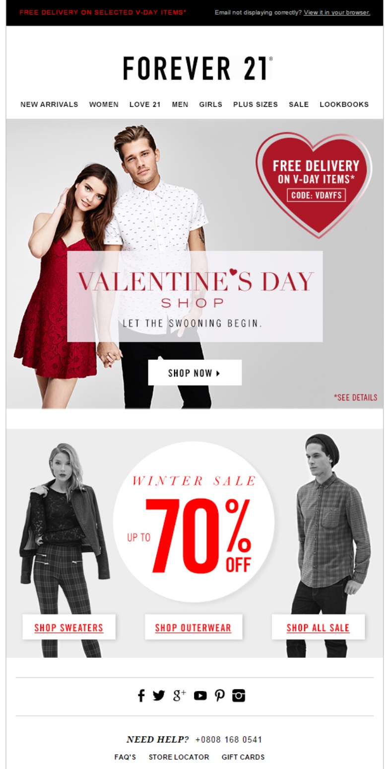 Aporta un valor añadido a la campaña de Email Marketing de San Valentín