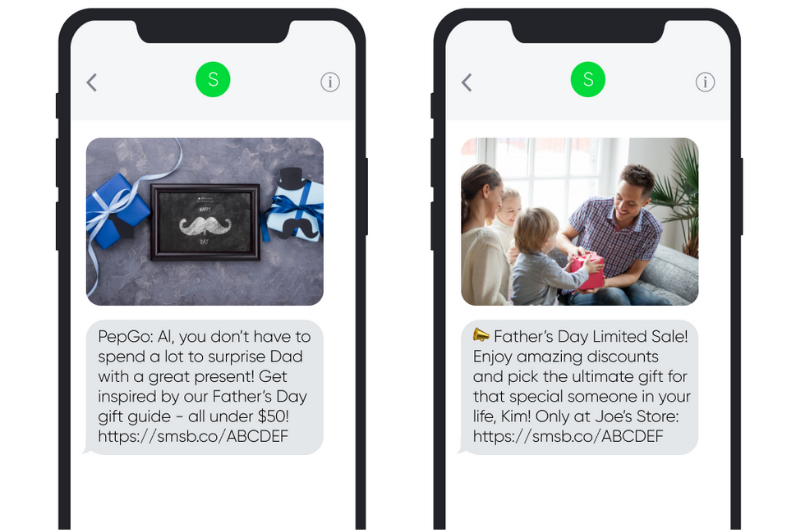 SMS Marketing para el Día del Padre: Ofrece guías de obsequios