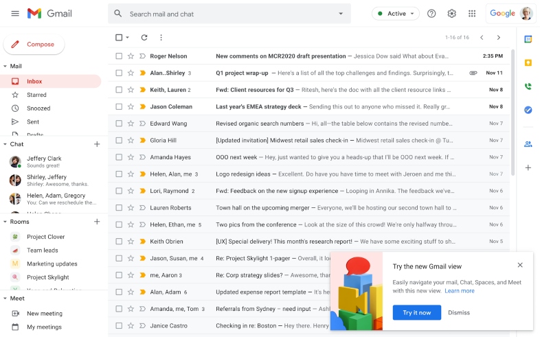 Gmail como proveedor director de correos