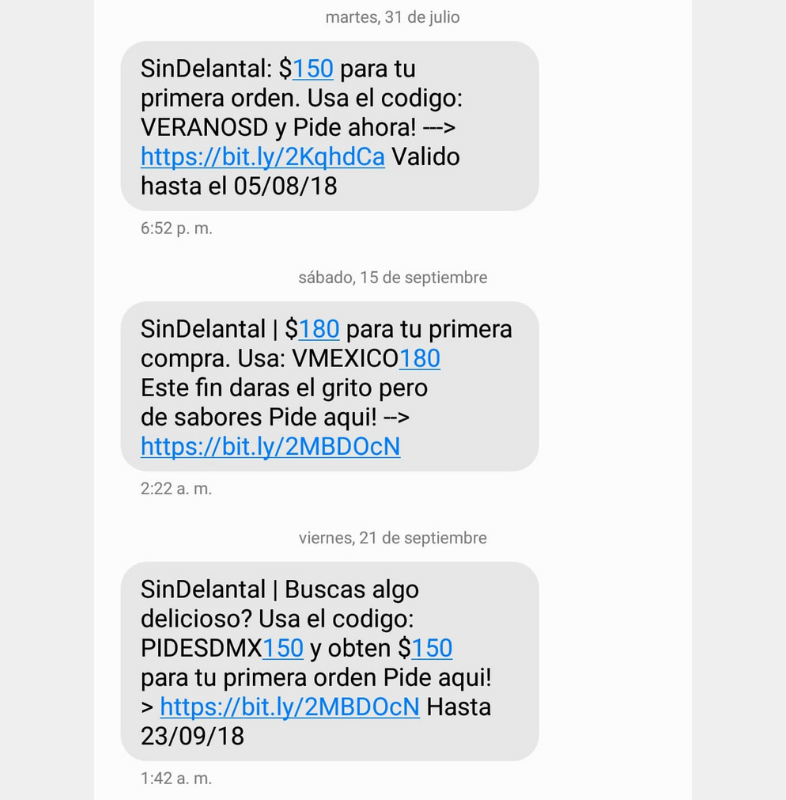 Error de SMS marketing: envío de SMS en horario inoportuno